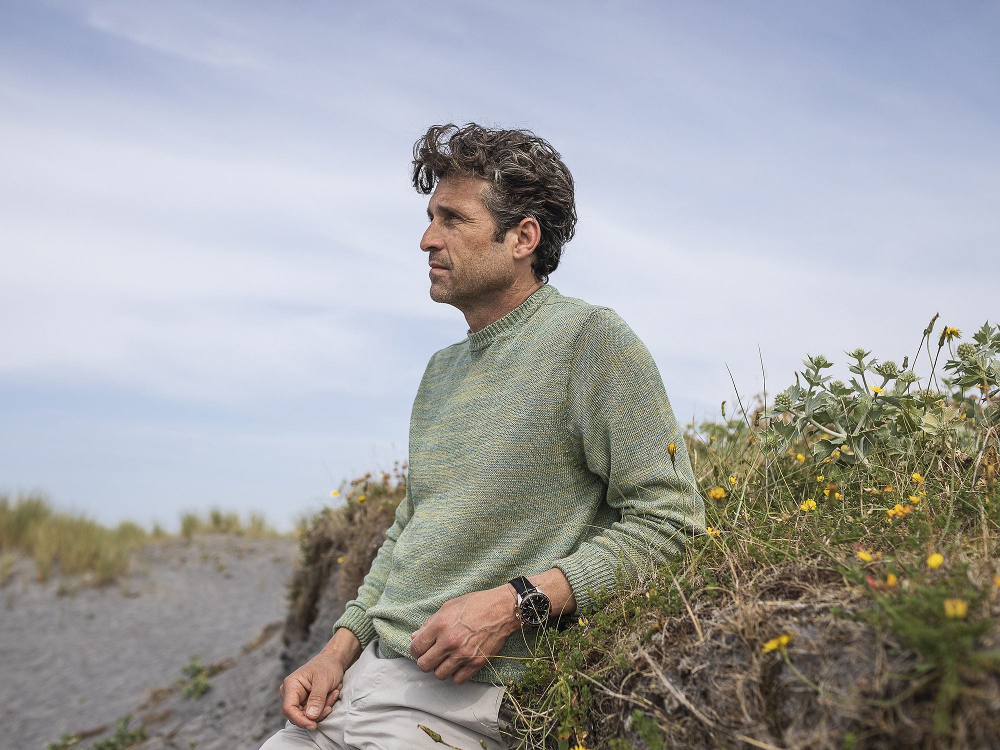 Patrick Dempsey Visits Cniotáil Inis Meáin